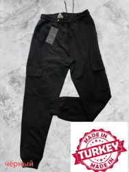 Спортивные штаны мужские (черный) оптом Турция 41502396 01-2