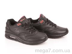 Кроссовки, Veer-Demax оптом B3302-12 black-red