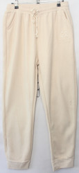 Спортивные штаны женские БАТАЛ на меху оптом 79084521 2033-43