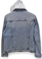 Куртки джинсові жіночі БАТАЛ оптом DRAGON