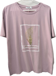 Футболки женские БАТАЛ оптом 65049718 9012-128