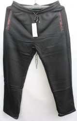 Спортивные штаны мужские БАТАЛ на флисе оптом 26153409 K2201-83