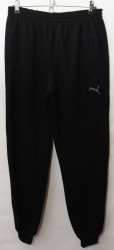 Спортивные штаны мужские на флисе (black) оптом Турция 43560972 03-15