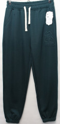 Спортивные штаны женские БАТАЛ на меху оптом 46872501 DK1003-93