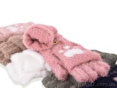 Варежки, CAP оптом CAP D09 (норка) mix