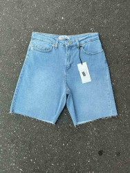 Шорты джинсовые женские БАТАЛ оптом 16032497 09 -80