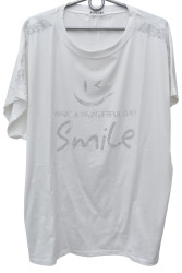 Футболки женские БАТАЛ оптом 90241768 15777-193