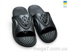 Шлепки, Rai shoes оптом С73 чорний