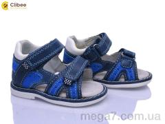 Сандалии, Clibee оптом F267 d.blue-white (17р)