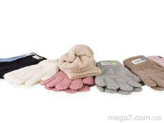 Варежки, CAP оптом 5207 (тедді) mix