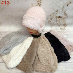 Шапки вушанки жіночі оптом