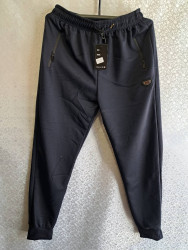 Спортивные штаны (тёмно - синие) БАТАЛ мужские оптом 27485061 2828-90