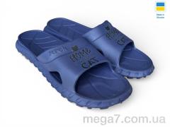 Шлепки, Rai shoes оптом --- С74 синій