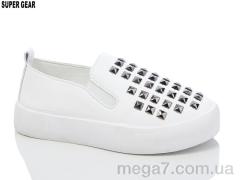 Слипоны, Super Gear оптом C729-2 white