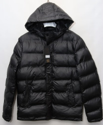 Куртки кожзам мужские FUDIAO (black) оптом 48612307 5863-79