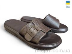 Шлепки, Rai shoes оптом --- DS842 шоколад