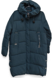 Куртки зимние женские FURUI БАТАЛ (темно-синий) оптом 69308174 3800-53