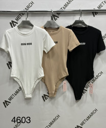 Боди женские (бежевый) оптом 32596840 4603-96