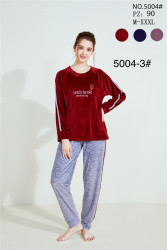 Ночные пижамы женские БАТАЛ оптом 24096513 5004-3-3