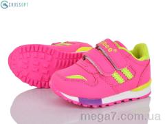 Кроссовки, CROSSOPT оптом F627 peach-l.yellow