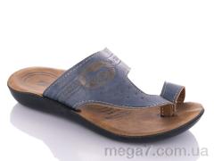 Шлепки, DeMur оптом K26-Ksoft P blue (30-35)