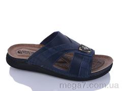 Шлепки, Oscar оптом 01-40 синій к.