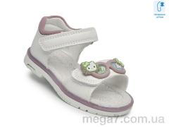 Босоножки, TOM.M оптом F65108 білий-фіол.