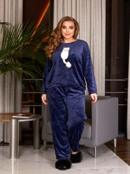 Ночные пижамы женские БАТАЛ оптом 78106294 8721-8