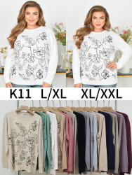 Светри жіночі НАПІВБАТАЛ оптом Kiss Me 