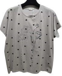 Футболки женские ПОЛУБАТАЛ оптом 04856723 6058-52