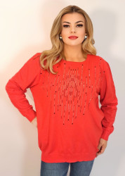 Свитера женские БАТАЛ оптом 39106458 9-49