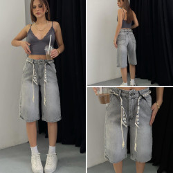 Шорты женские джинсовые оптом 06327591 52605-39