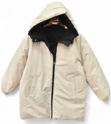 Куртки зимові двосторонні жіночі БАТАЛ оптом