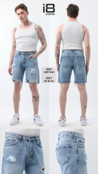 Шорти джинсові чоловічі I8DENIM оптом THREE BLACK 