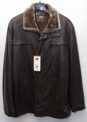 Куртки кожзам мужские RHINOCEROS на меху оптом 40635897 1703B-76