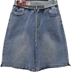 Шорты джинсовые женские БАТАЛ оптом 90736184 297-282