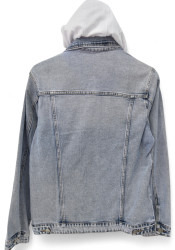 Куртки джинсові жіночі ПОЛУБАТАЛ оптом DRAGON