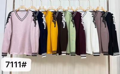 Свитера женские БАТАЛ оптом 94732810 7111-58