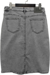 Юбки джинсовые женские БАТАЛ оптом 57463092 81979-124