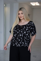 Блузки женские БАТАЛ оптом 28346105 5323-152