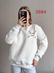 Свитшоты женские на флисе оптом 76120394 2684-41