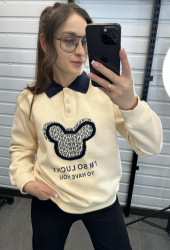 Свитшоты женские на микромеху оптом 06749532 271089-44