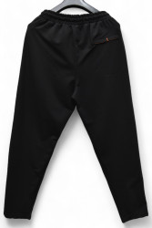 Спортивні штани чоловічі БАТАЛ (чорний) оптом  