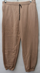 Спортивные штаны женские БАТАЛ на флисе оптом 70815934 03-59