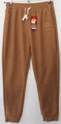 Спортивные штаны женские БАТАЛ на меху оптом 45208713 2033-47
