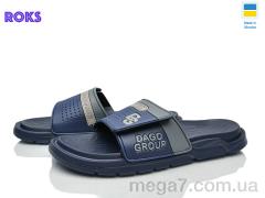 Шлепки, Roks оптом 704 т.синій