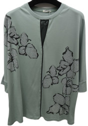 Футболки жіночі ПОЛУБАТАЛ оптом Kiss Me 