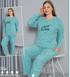 Ночные пижамы женские БАТАЛ оптом 02614398 20580-5