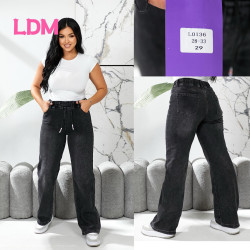 Джинсы женские ПОЛУБАТАЛ оптом LDM 10835694 0136-163