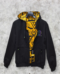 Куртки двусторонние мужские KZXN (черный) оптом 91238075 BL-02-1-43